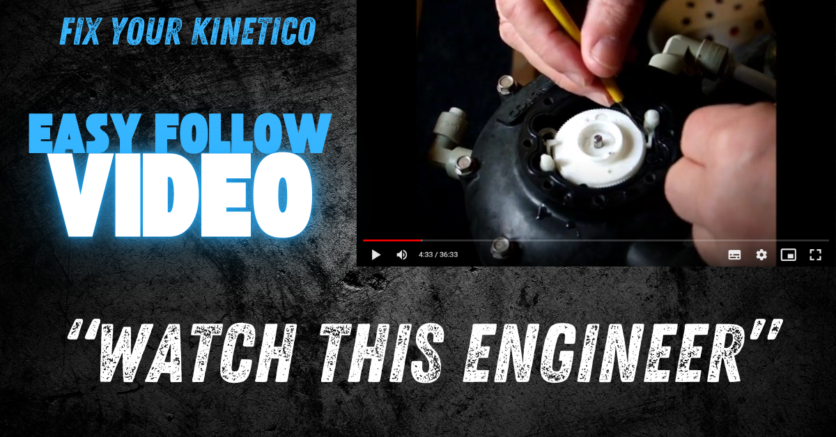 Watch a professional engineer do the Kinetico repair